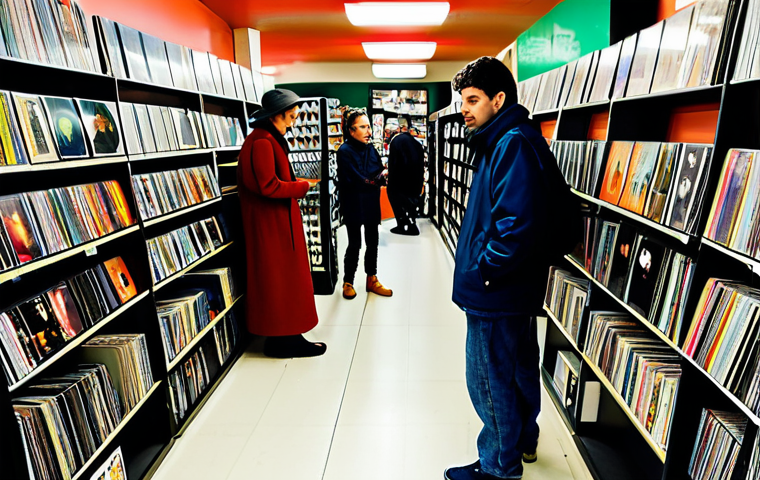 아날로그 레코딩 - The Recording Studio**

A vintage-style recording studio. Focus on the mixing board, microphones, an...