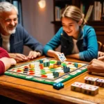 아날로그 게임과 디지털 게임의 차이 - A diverse group of 4-5 adults and teenagers, casually and appropriately dressed in everyday clothes,...