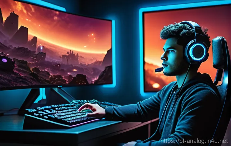 아날로그 게임과 디지털 게임의 차이 - A diverse group of 4-5 adults and teenagers, casually and appropriately dressed in everyday clothes,...