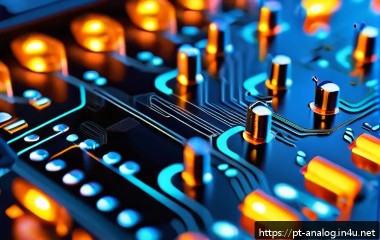 아날로그 다이오드 - A highly detailed close-up illustration of various types of diodes&mdash;rectifier diode, Zener diode, Sch...